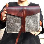 Leather Ipad 2 Case/holster /cover/sleeve In Brown..