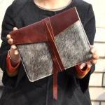 Leather Ipad 2 Case/holster /cover/sleeve In Brown..